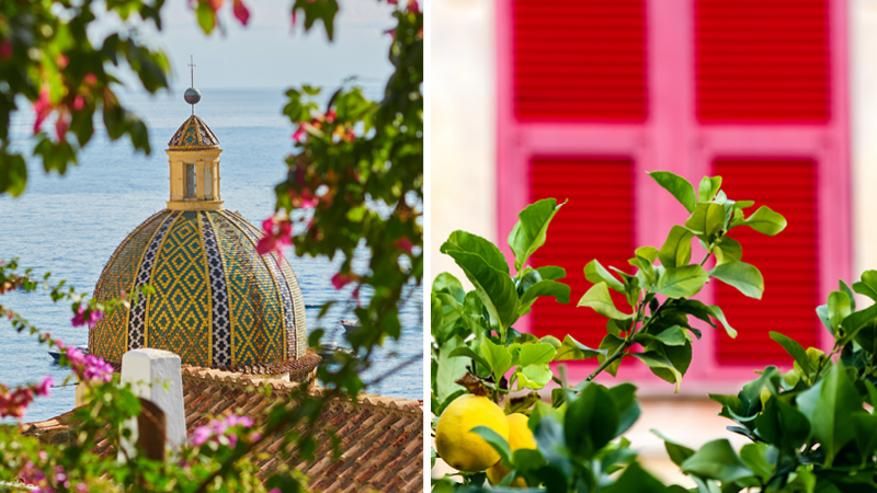 Positano p Amalfikysten